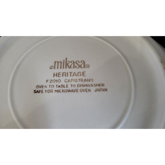 Mikasa 9 3/4" Large Vegetable Serving Bowl F2010 Capistrano Japan Heritage - Picture 10 of 16